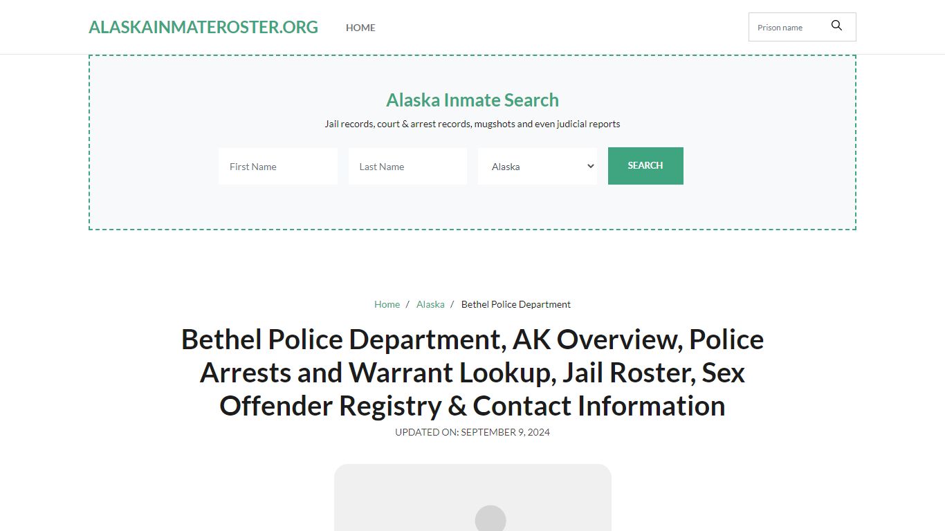 Bethel Police Department, AK: Recent Arrests, Jail Roster, Search ...