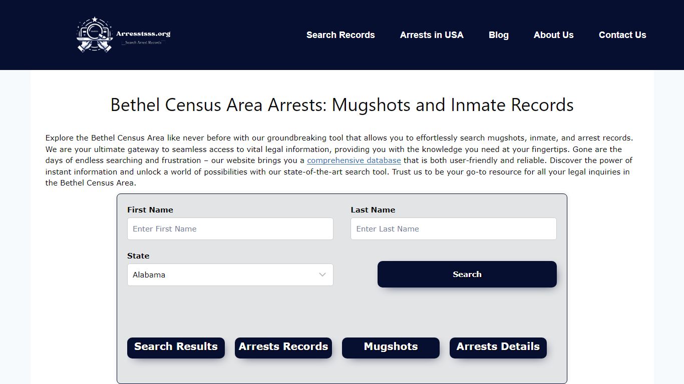 Bethel Census Area Arrests: Mugshots and Inmate Records